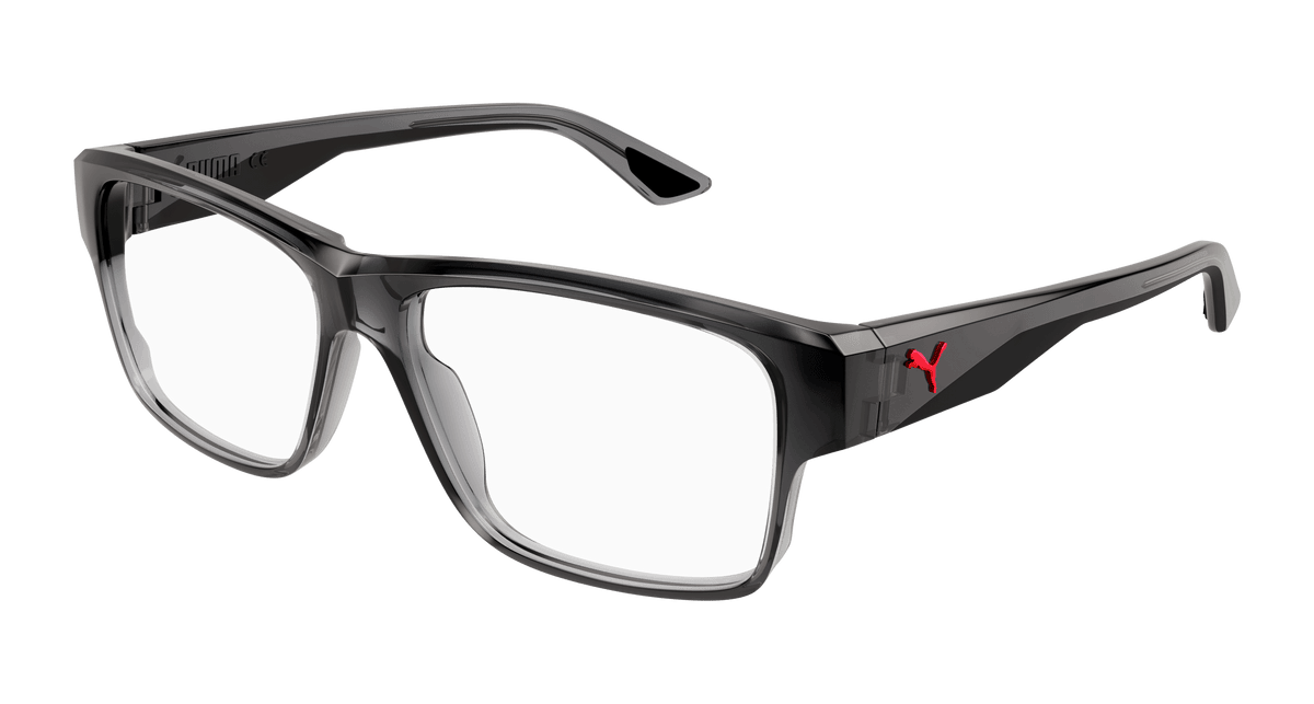 Puma PU0408O Eyeglasses - Grey / Transparent (003)