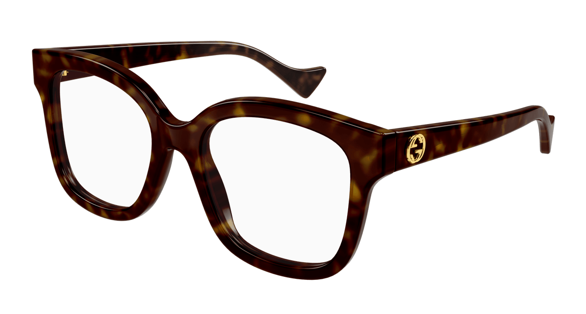 Gucci GG1258O Eyeglasses - Havana / Transparent (005)