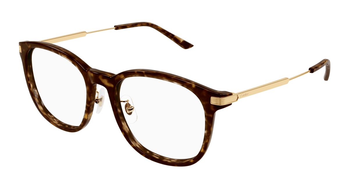 Cartier CT0454O Eyeglasses - Havana / Transparent (002)