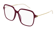 Gucci GG1271O Eyeglasses - Burgundy / Transparent (003)