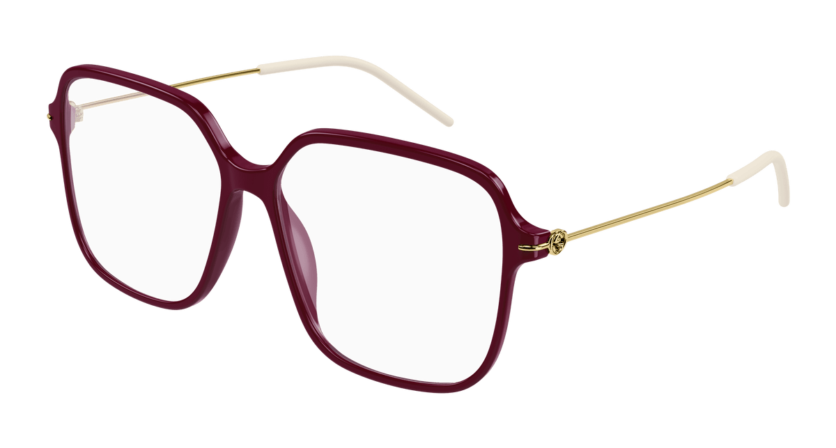 Gucci GG1271O Eyeglasses - Burgundy / Transparent (003)