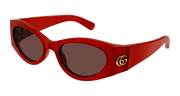 Gucci GG1401S Sunglasses - Burgundy / Brown (003)