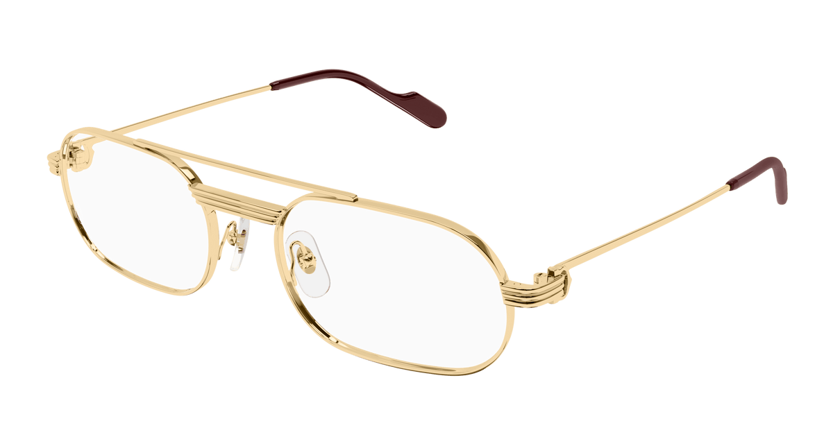 Cartier CT0410O Eyeglasses - Gold / Transparent (001)