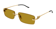 Cartier CT0430S Sunglasses - Gold / Yellow (003)