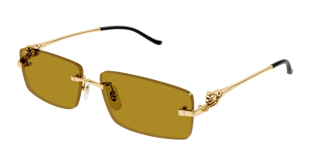 Cartier CT0430S Sunglasses - Gold / Yellow (003)