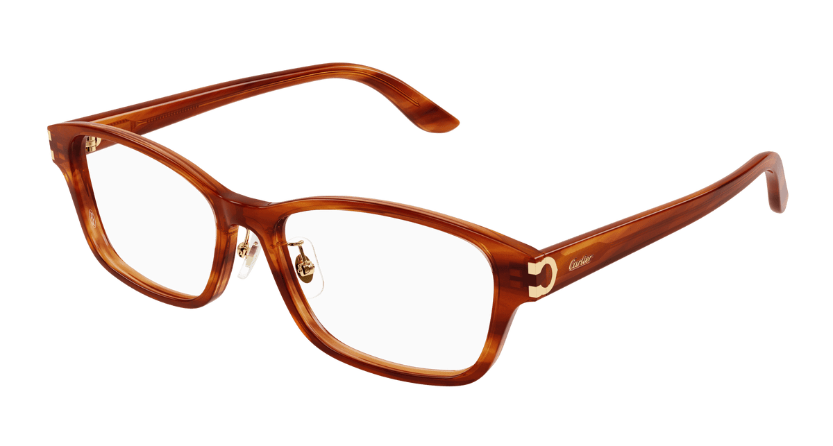 Cartier CT0457OJ Eyeglasses - Havana / Transparent (004)