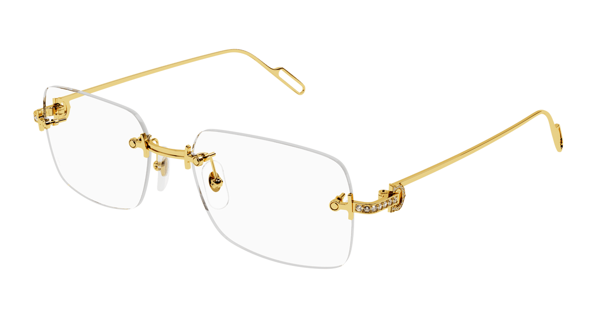 Cartier CT0421O Eyeglasses - Gold / Transparent (002)