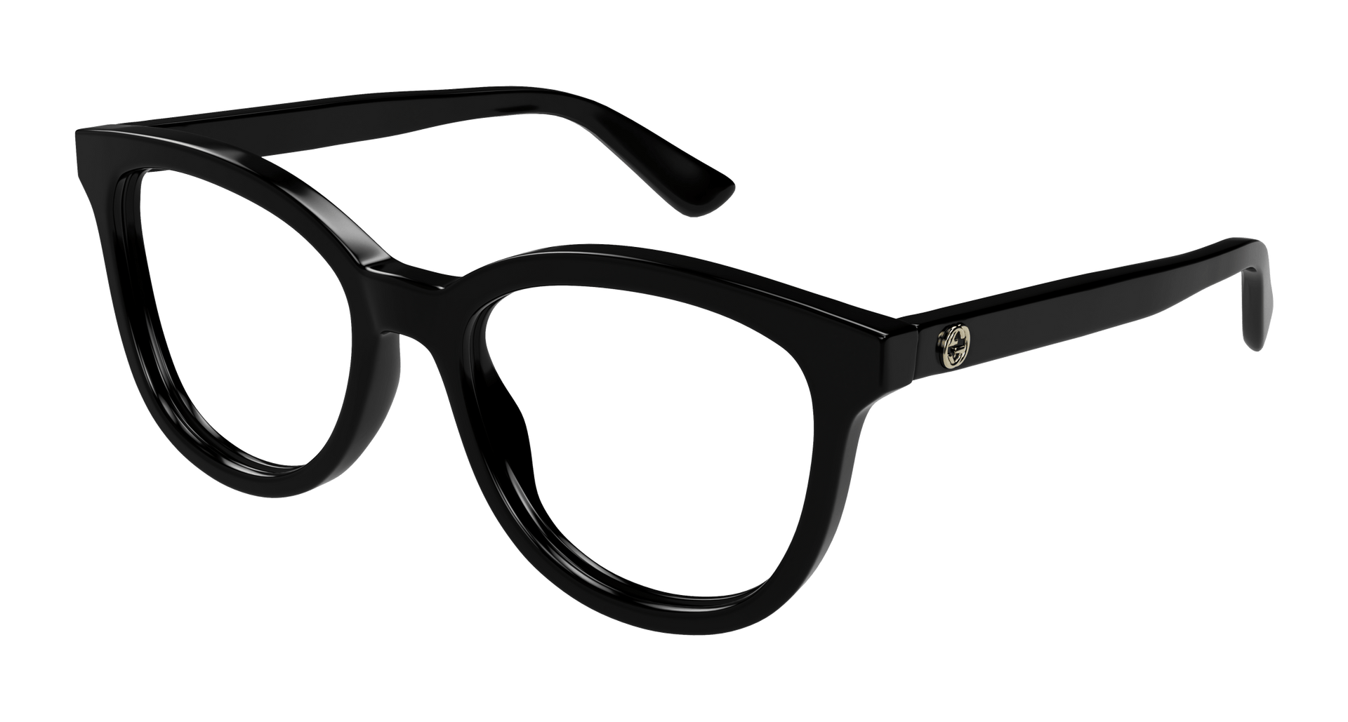 Gucci GG1687O Eyeglasses - Black / Transparent (001)