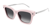 Alexander McQueen AM0483S Sunglasses - Pink / Grey (005)