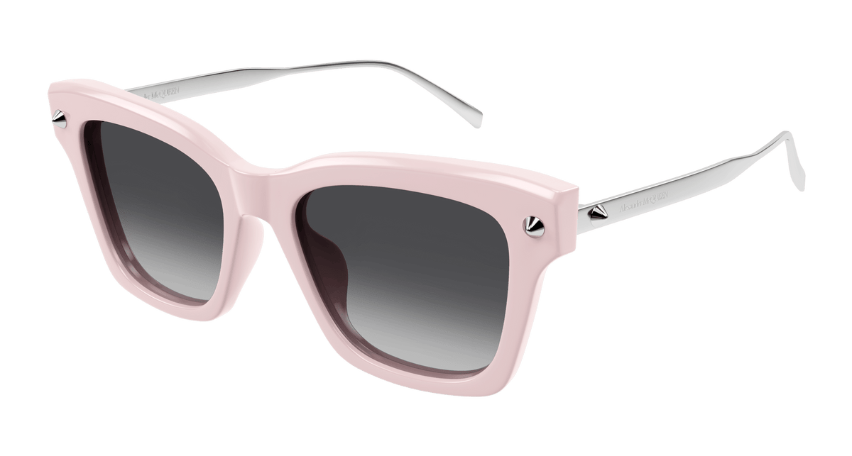 Alexander McQueen AM0483S Sunglasses - Pink / Grey (005)