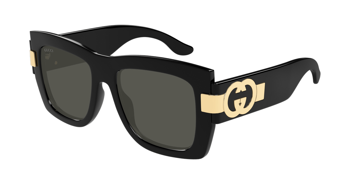Gucci GG1688S Sunglasses - Black / Grey (001)