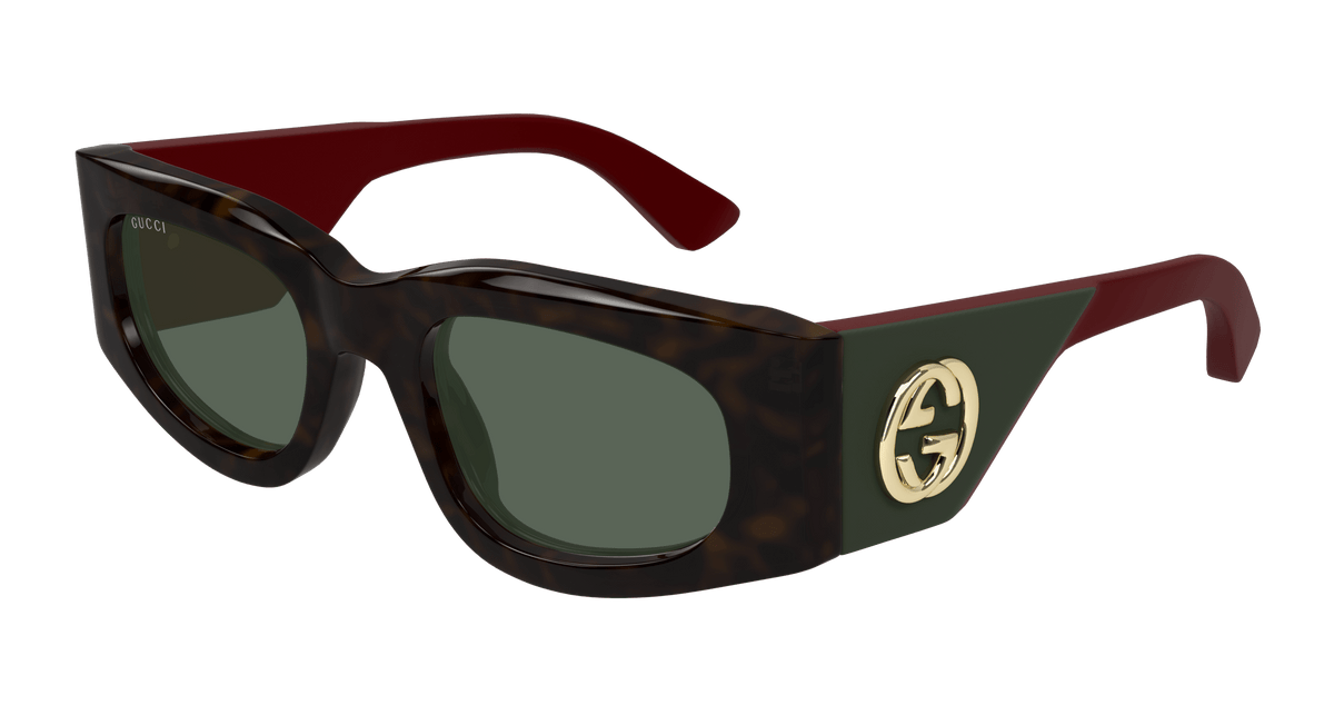 Gucci GG1664S Sunglasses - Havana / Green (002)