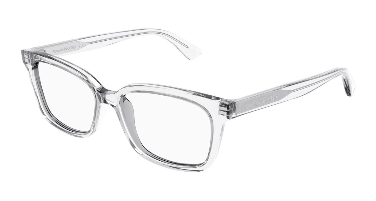 Alexander McQueen AM0464O Eyeglasses - Crystal / Transparent (004)