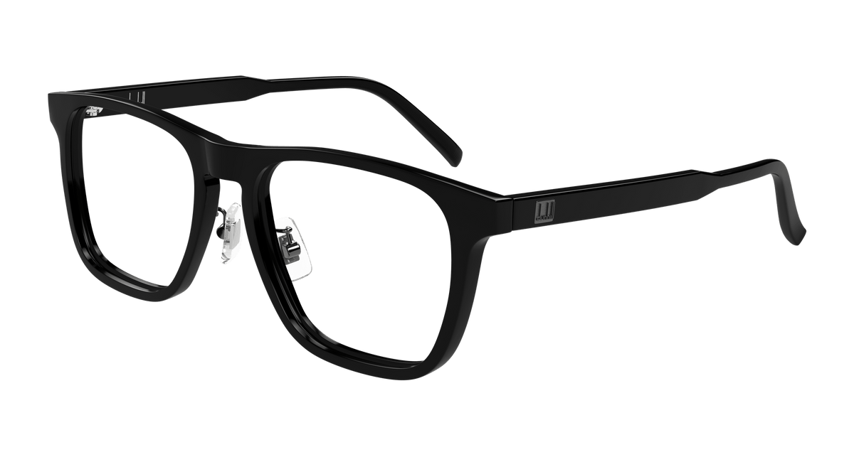 Dunhill DU0096OA Eyeglasses - Black / Transparent (001)