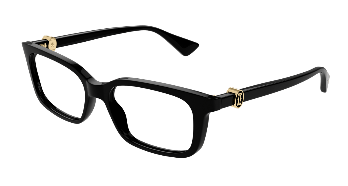 Cartier CT0525O Eyeglasses - Black / Transparent (001)