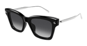 Alexander McQueen AM0483S Sunglasses - Black / Grey (001)