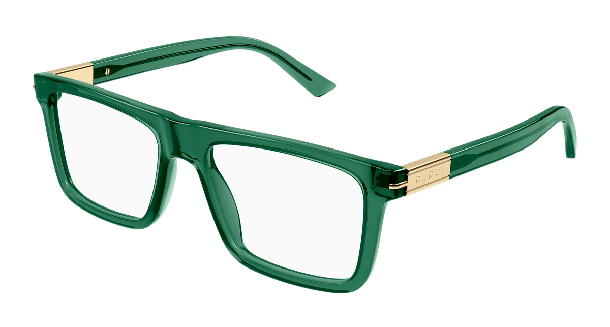 Gucci GG1504O Eyeglasses - Green / Transparent (007)