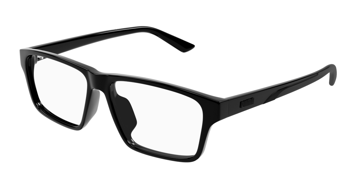 Puma PU0477OA Eyeglasses - Black / Transparent (001)