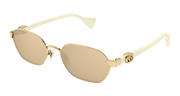 Gucci GG1593S Sunglasses - Gold / Pink (002)