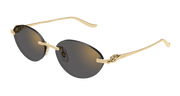 Cartier CT0504S Sunglasses - Gold / Grey (001)