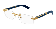 Cartier CT0485O Eyeglasses - Gold / Transparent (004)