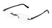 Cartier CT0511O Eyeglasses - Black / Transparent (004)