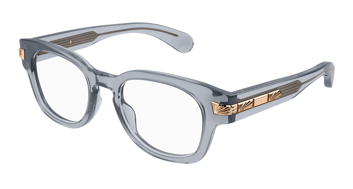 Gucci GG1518O Eyeglasses - Grey / Transparent (003)