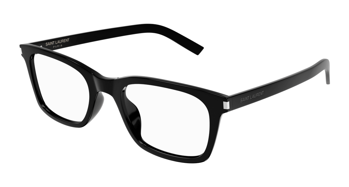 Saint Laurent SL 718 SLIM Eyeglasses - Black / Transparent (005)