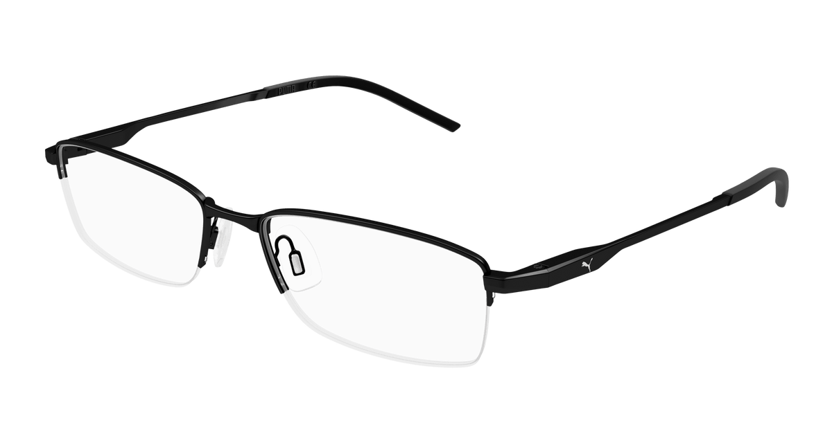 Puma PU0448O Eyeglasses - Black / Transparent (001)