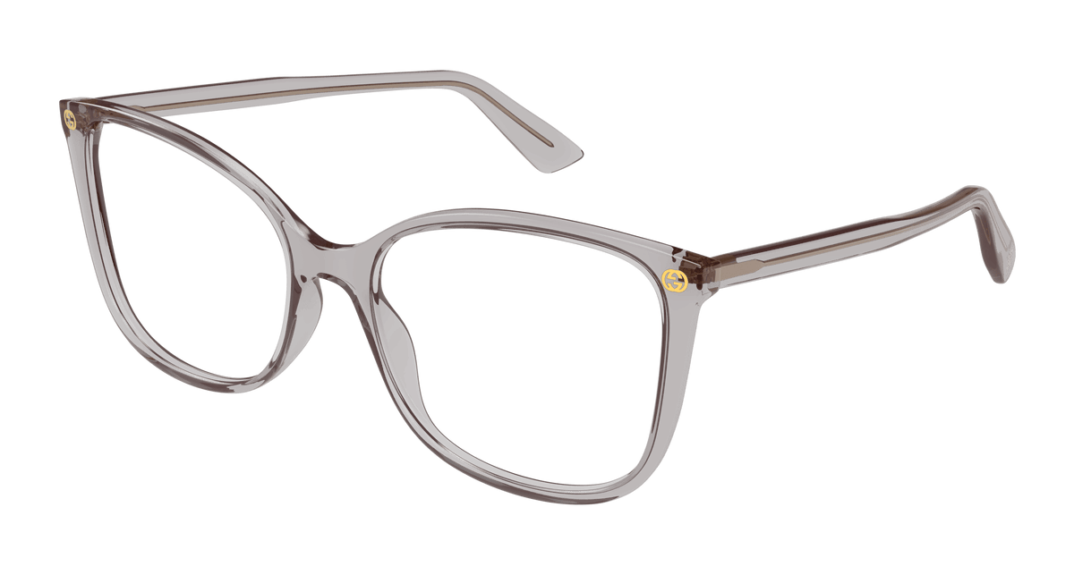 Gucci GG0026O Eyeglasses - Grey / Transparent (018)