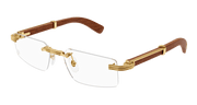 Cartier CT0485O Eyeglasses - Gold / Transparent (002)