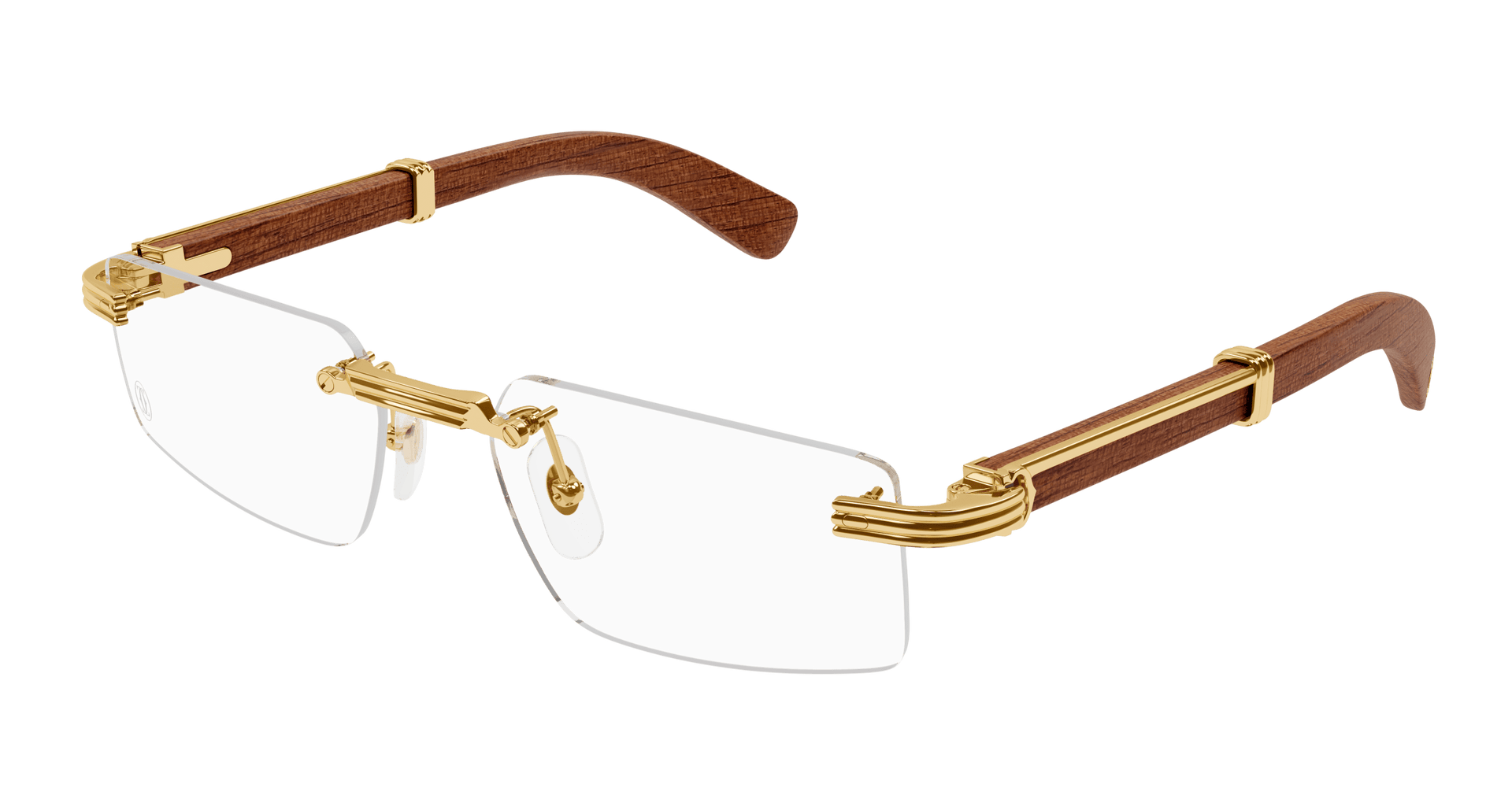 Cartier CT0485O Eyeglasses - Gold / Transparent (002)