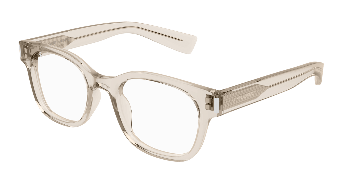 Saint Laurent SL 722 Eyeglasses - Beige / Transparent (004)