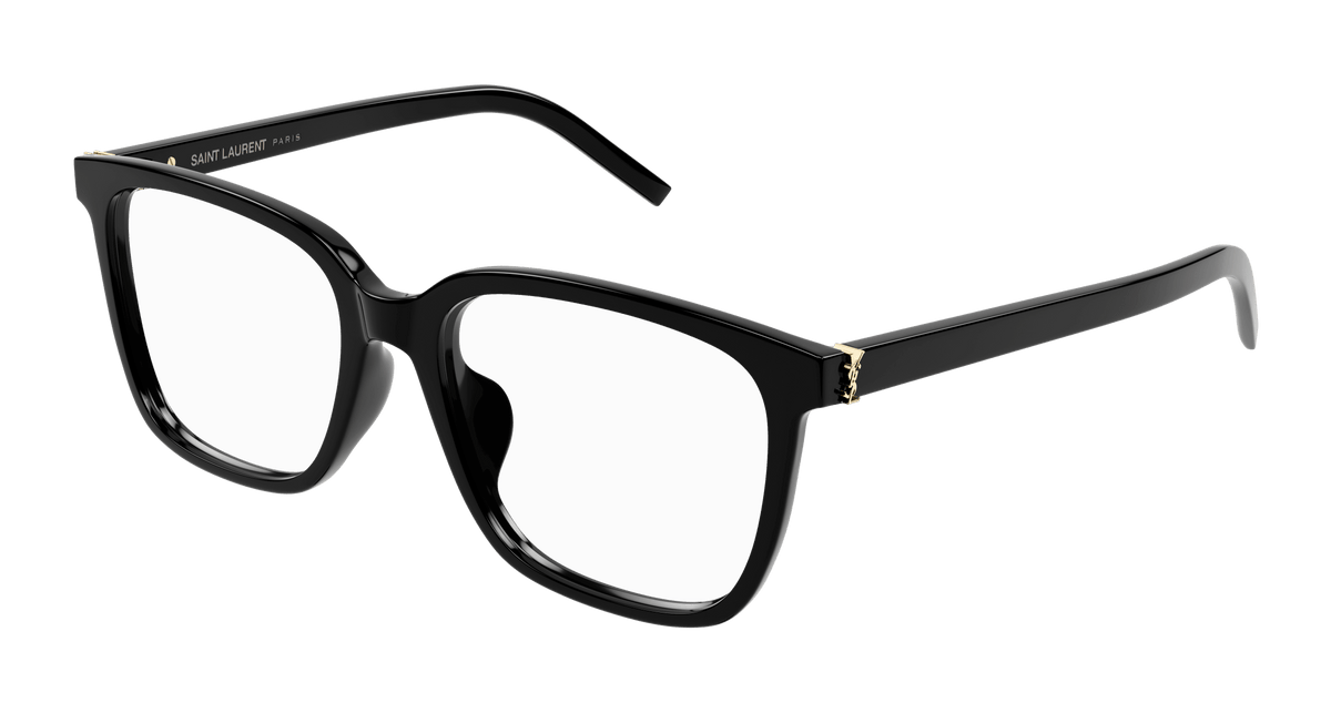 Saint Laurent SL M142/F Eyeglasses - Black / Transparent (001)