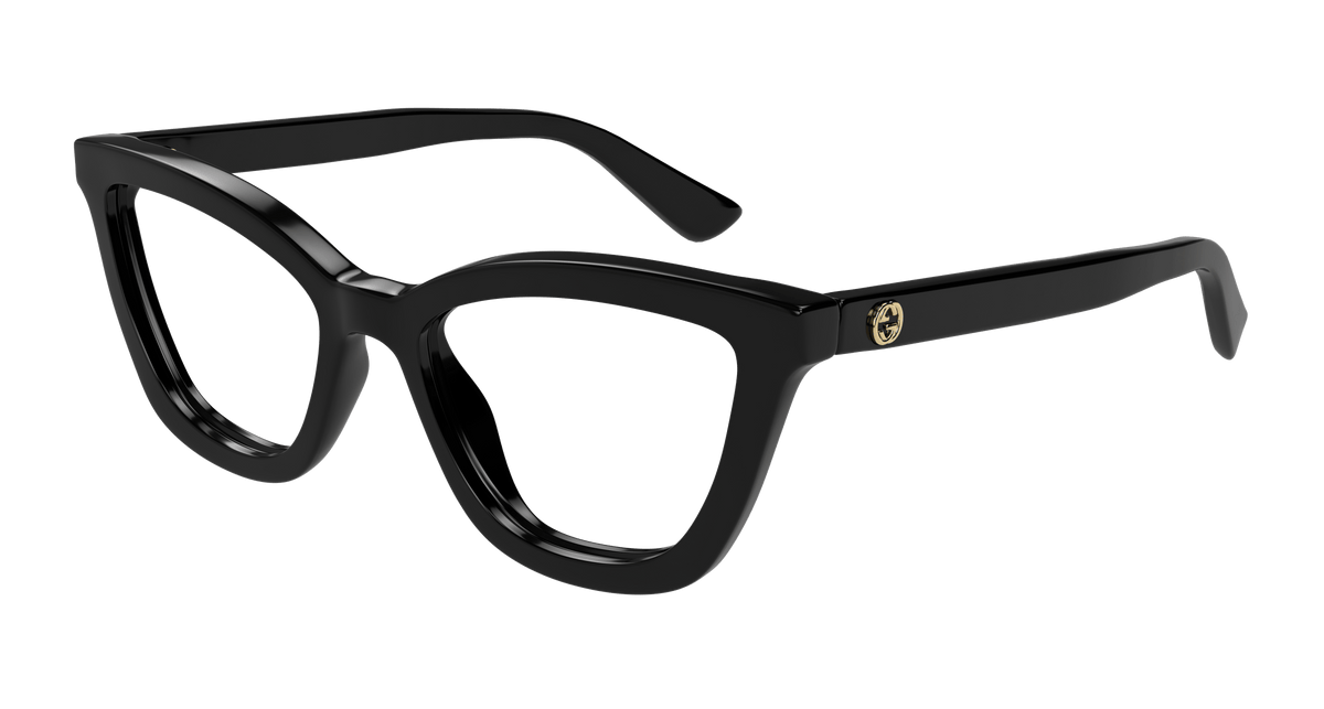 Gucci GG1686O Eyeglasses - Black / Transparent (001)