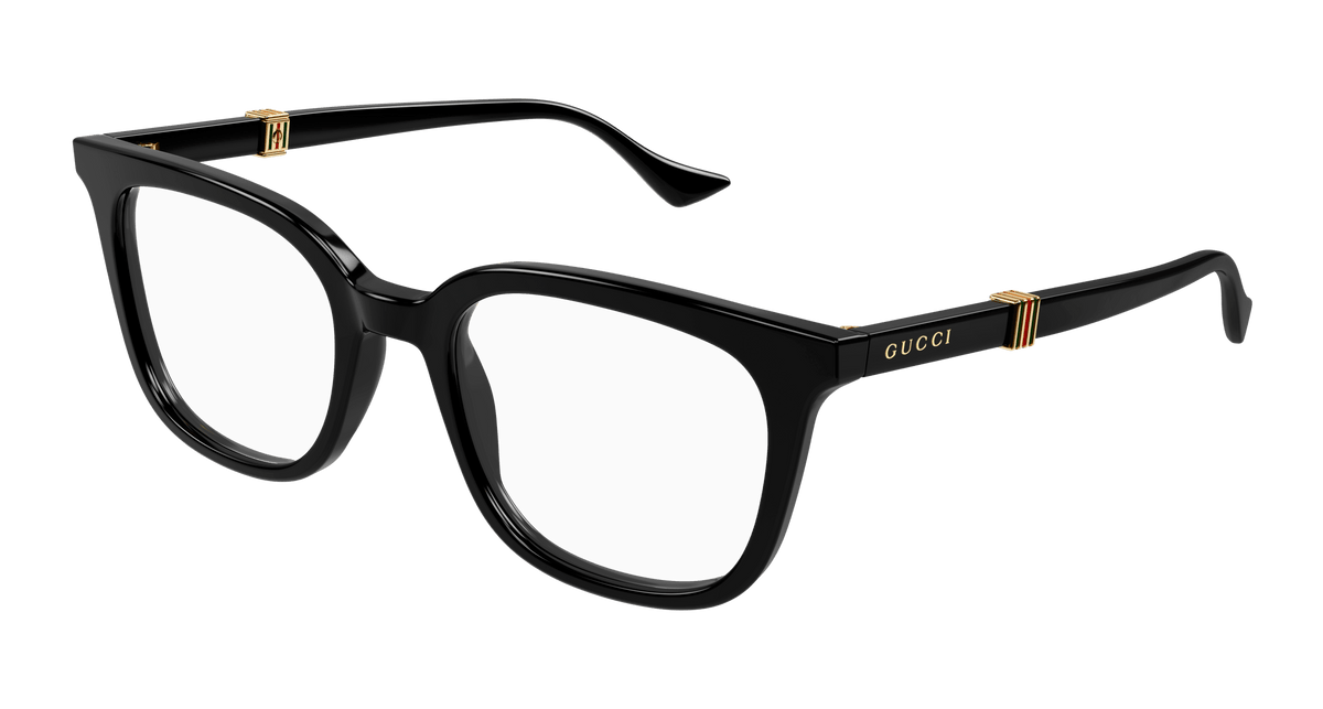 Gucci GG1497O Eyeglasses - Black / Transparent (005)