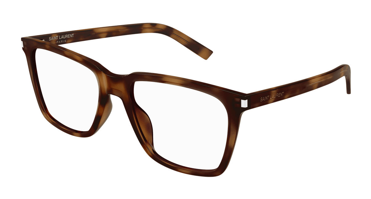 Saint Laurent SL 717 SLIM Eyeglasses - Havana / Transparent (003)