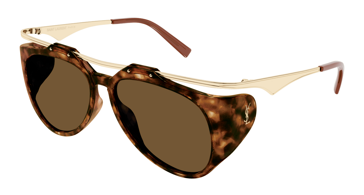 Saint Laurent SL M137 AMELIA Sunglasses - Havana / Brown (002)