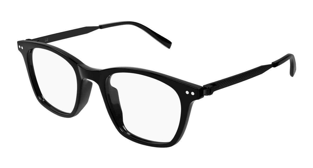 Dunhill DU0092OA Eyeglasses - Black / Transparent (001)