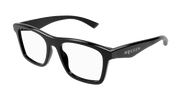 Alexander McQueen AM0475O Eyeglasses - Black / Transparent (006)
