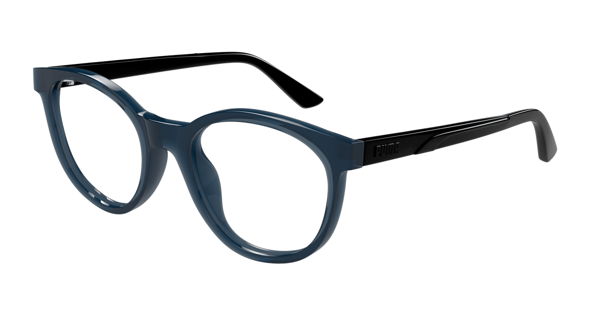 Puma PJ0078O Eyeglasses - Blue / Transparent (004)