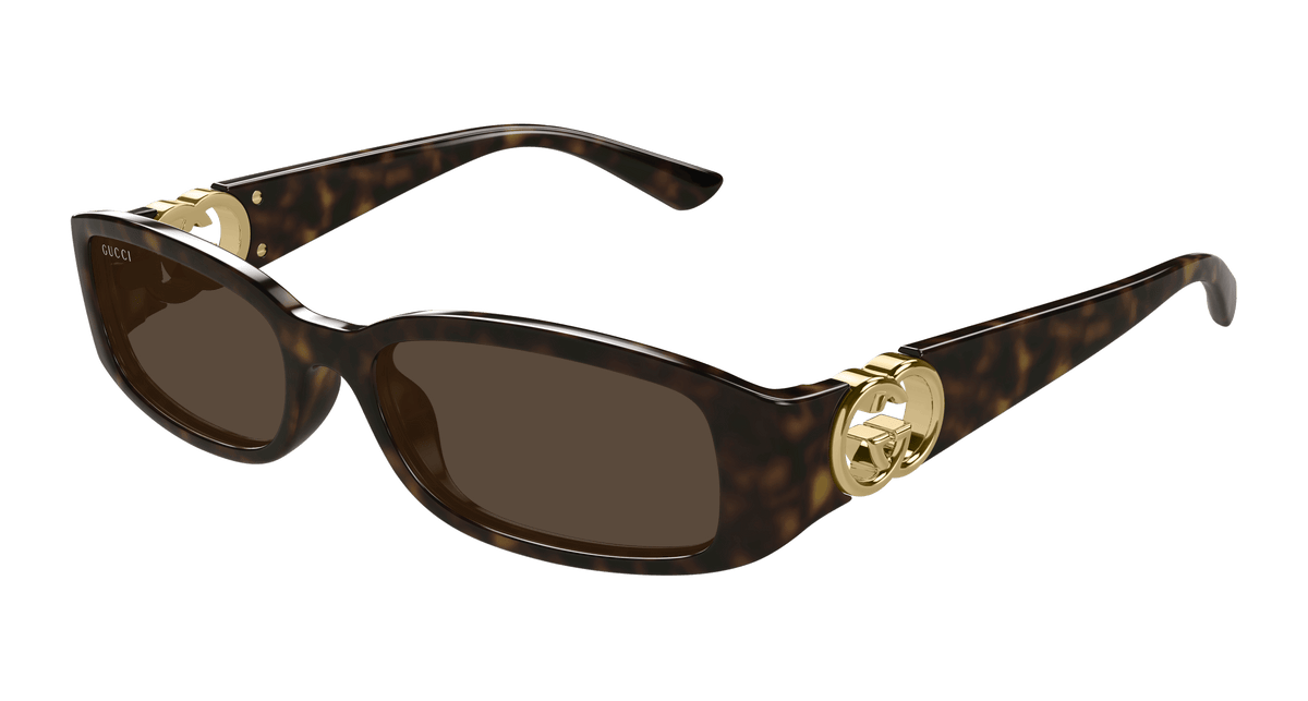 Gucci GG1661S Sunglasses - Havana / Brown (002)