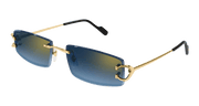 Cartier CT0465S Sunglasses - Gold / Blue (002)