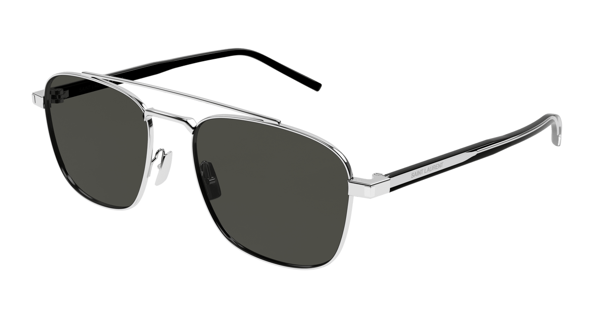 Saint Laurent SL 665 Sunglasses - Silver / Grey (002)