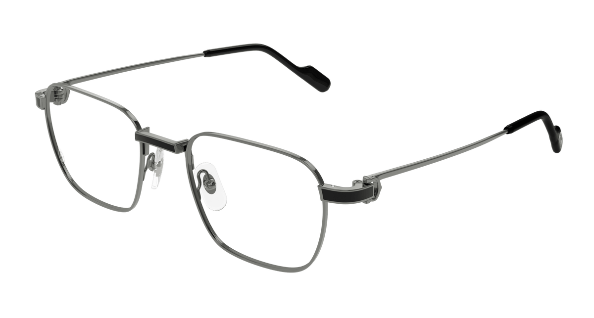 Cartier CT0518O Eyeglasses - Gunmetal / Transparent (003)