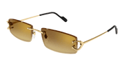 Cartier CT0465S Sunglasses - Gold / Brown (004)