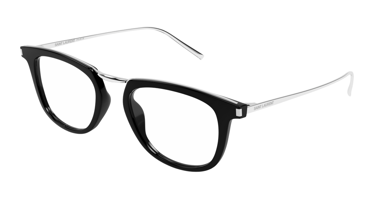 Saint Laurent SL 753 OPT Eyeglasses - Black / Transparent (001)