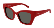 Saint Laurent SL 552 Sunglasses - Red / Grey (010)