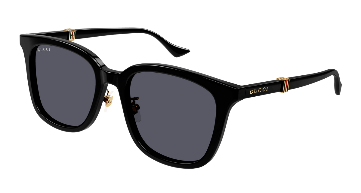 Gucci GG1498SK Sunglasses - Black / Grey (001)