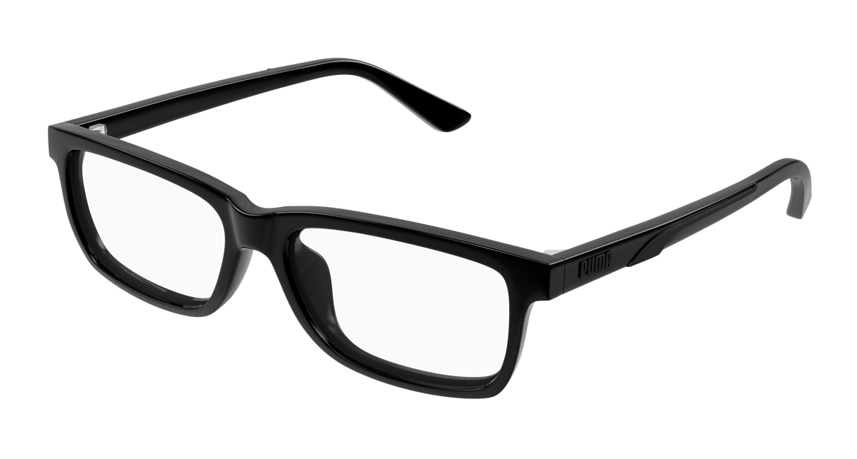 Puma PJ0076O Eyeglasses - Black / Transparent (001)